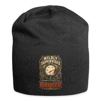 Oil rig rig worker - Jersey Beanie - black - Front