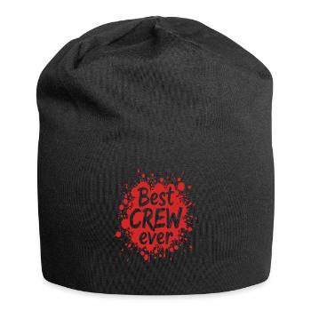 Best Crew Ever Paint Splash Team Saying Splatter - Jersey Beanie - black - Front