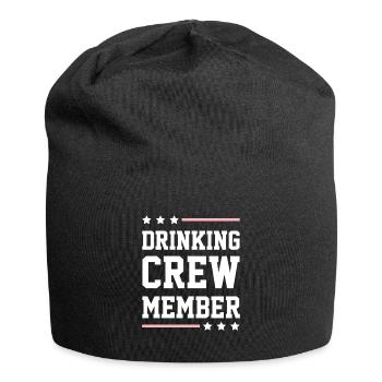 Drinking Crew - Jersey-Beanie - Schwarz - Vorne