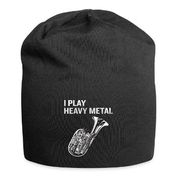 Le tuba rencontre le heavy metal - Bonnet en jersey - noir - Devant