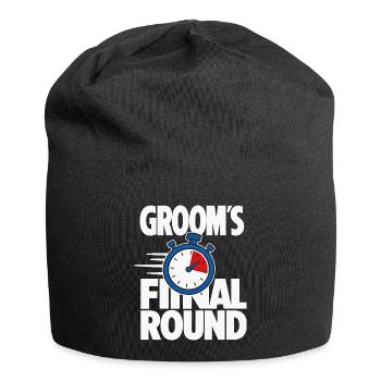 Le chronomètre final du tour du marié - Bonnet en jersey - noir - Devant