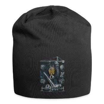 Opérateur de grue Opérateur de grue - Bonnet en jersey - noir - Devant