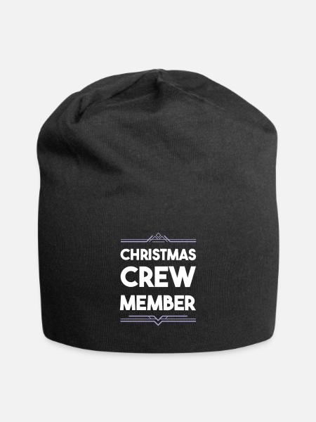 Christmas Crew - Jersey-Beanie - Schwarz