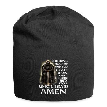 Le Diable pensait avoir gagné jusqu’à Amen - Bonnet en jersey - noir - Devant