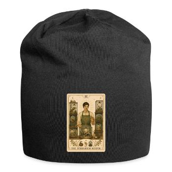 Terrarium Holder | Reptile Tarot - Jersey Beanie - black - Front