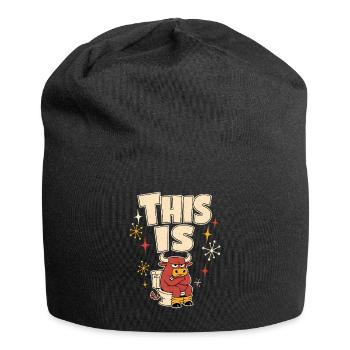 Das Ist Bull Shit - Jersey-Beanie - Schwarz - Vorne