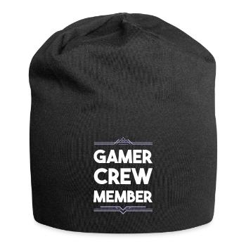 Gamer Crew - Jersey-Beanie - Schwarz - Vorne