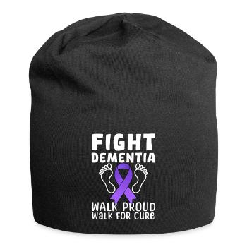 Fight Dementia Walk Proud Walk For Cure Awareness - Bonnet en jersey - noir - Devant