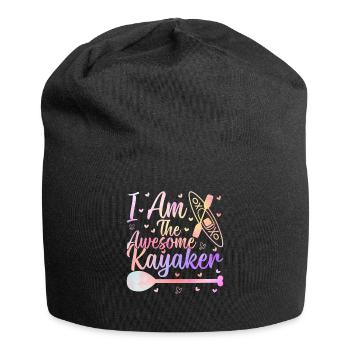 Kayak en canoë - Je suis le kayakiste génial - Bonnet en jersey - noir - Devant