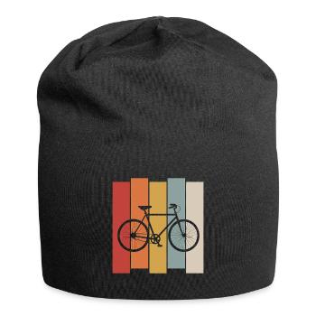 Retro Bicycle Design, Vintage Bike Cyclist - Jersey Beanie - black - Front