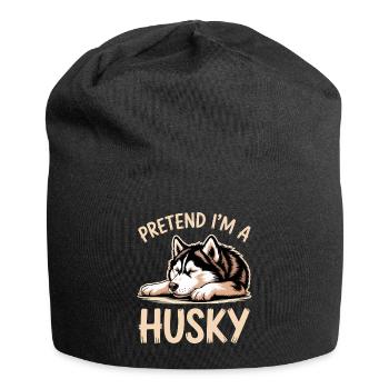 Paroles Husky, Cadeau Husky Drôle Husky - Bonnet en jersey - noir - Devant