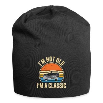 Ich bin kein Alt, ich bin Klassiker - Jersey-Beanie - Schwarz - Vorne
