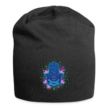 Spirituality Spiritually Protected Lotus Flower - Jersey Beanie - black - Front