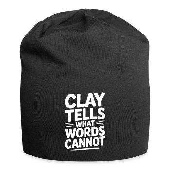 Pottery Artists Clay Tells Pottery - Jersey-Beanie - Schwarz - Vorne