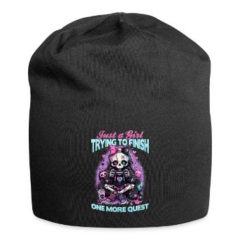 Pastel Goth Soft Goth Gaming Gamer - Jersey Beanie - black - Front