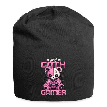 Pastel Goth Soft Goth Gaming Gamer - Jersey Beanie - black - Front