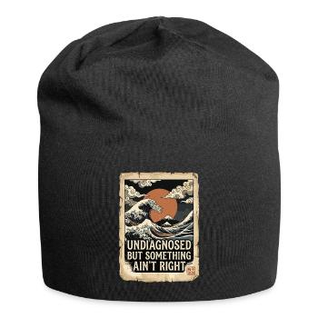 Not diagnosed, but something is wrong - Jersey Beanie - black - Front