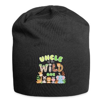 Uncle of the Wild One - Jersey Beanie - black - Front