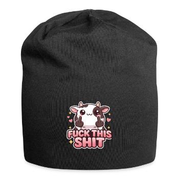 Kuh Fuck This Shit - Bonnet en jersey - noir - Devant