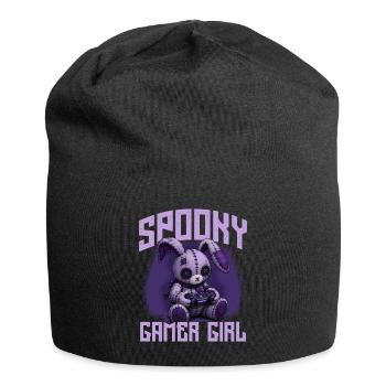 Pastel Goth Soft Goth Gaming Gamer - Jersey Beanie - black - Front