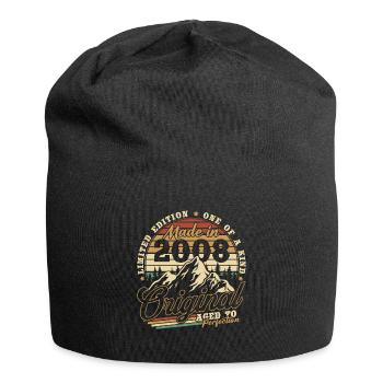 2008 Vintage Vintage Birthday Gift Retro - Jersey Beanie - black - Front