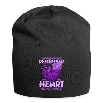 The mind may not remember, but - Jersey Beanie - black - Front