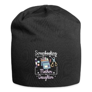 Scrapbooking Mother Daughter - Jersey Beanie - black - Front