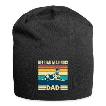Belgian Malinois Dad Shepherd Dog Dad - Jersey Beanie - black - Front