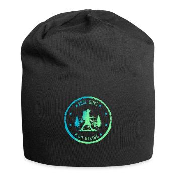 Adventure Hiking - Real guys go Hiking - Jersey-Beanie - Schwarz - Vorne