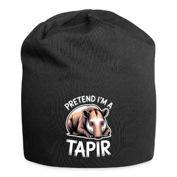 Dictons de tapir Tapir Drôle de cadeau de tapir - Bonnet en jersey - noir - Devant