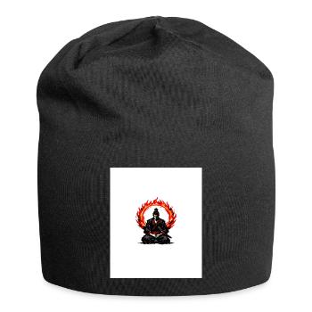 Médiation du Cercle de Flammes dans les samouraïs - Bonnet en jersey - noir - Devant