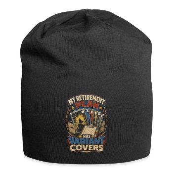 Le plan de retraite pour collectionneurs de bandes dessinées propose des couvertures variantes - Bonnet en jersey - noir - Devant
