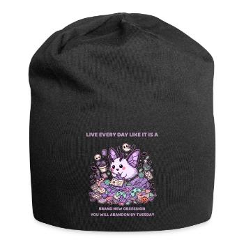 Toute nouvelle obsession abandonnée par mardi - Bonnet en jersey - noir - Devant