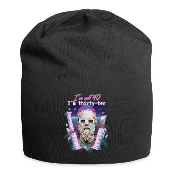 Je n’ai pas 40 ans, c’est mon 30e anniversaire - Bonnet en jersey - noir - Devant