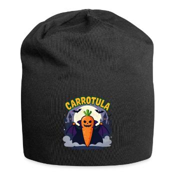 Blague sur le costume d’Halloween de Carotte Carotte et Vampire - Bonnet en jersey - noir - Devant