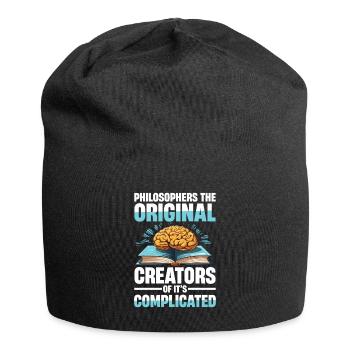 Philosophie Humor Philosophers The Original - Bonnet en jersey - noir - Devant