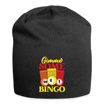 Partie de bingo Donnez-moi un peu de bingo - Bonnet en jersey - noir - Devant