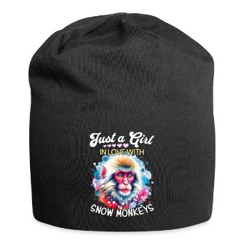 Fille Singe des Neiges Singe des Neiges - Bonnet en jersey - noir - Devant