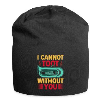 Euphonium Cannot Toot Without You Baritone - Jersey-Beanie - Schwarz - Vorne