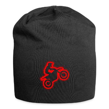 Dirt Bike Motorrad Jungen Herren Motocross Kinder - Jersey-Beanie - Schwarz - Vorne