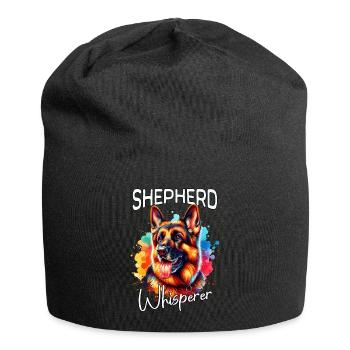 Deutscher Schäferhund Flüsterer - Jersey-Beanie - Schwarz - Vorne