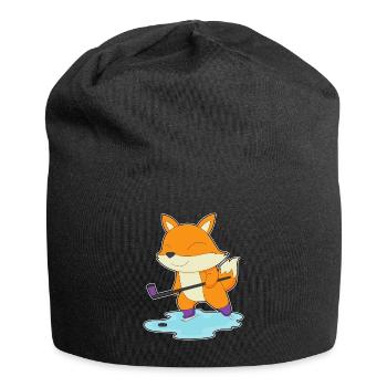 Fuchs Eishockey Eishockeyschläger - Jersey-Beanie - Schwarz - Vorne