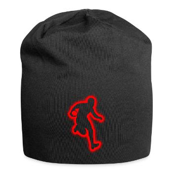Rugbyspieler Herren Jungen Rugby - Jersey-Beanie - Schwarz - Vorne