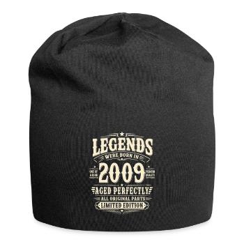17. Geburtstag Geschenk Mann 2009 Vintage Retro - Jersey-Beanie - Schwarz - Vorne