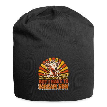 Screaming Goat Retro Burst Tee - Jersey Beanie - black - Front