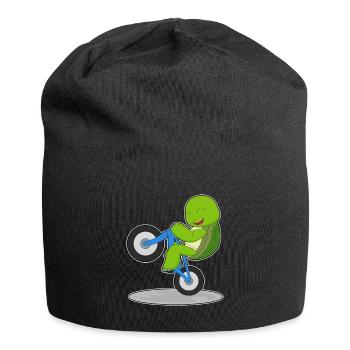 Turtle Bicycle - Jersey Beanie - black - Front