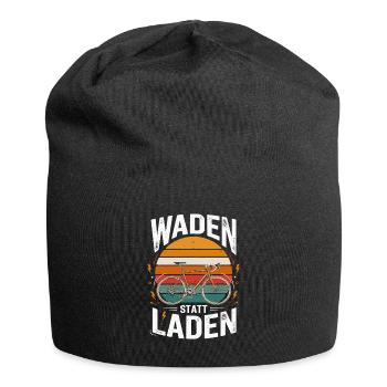  Waden Statt Laden Fahrrad Radsport - Jersey-Beanie - Schwarz - Vorne