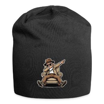 Cool pensioner grandpa - Jersey Beanie - black - Front