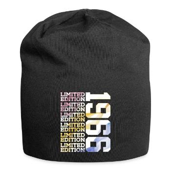 LIMITED EDITION 1966 - 60 YEARS - 60TH BIRTHDAY - Jersey Beanie - black - Front