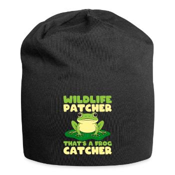 Frog Catcher Wildlife Patcher Catcher Frog - Jersey Beanie - black - Front